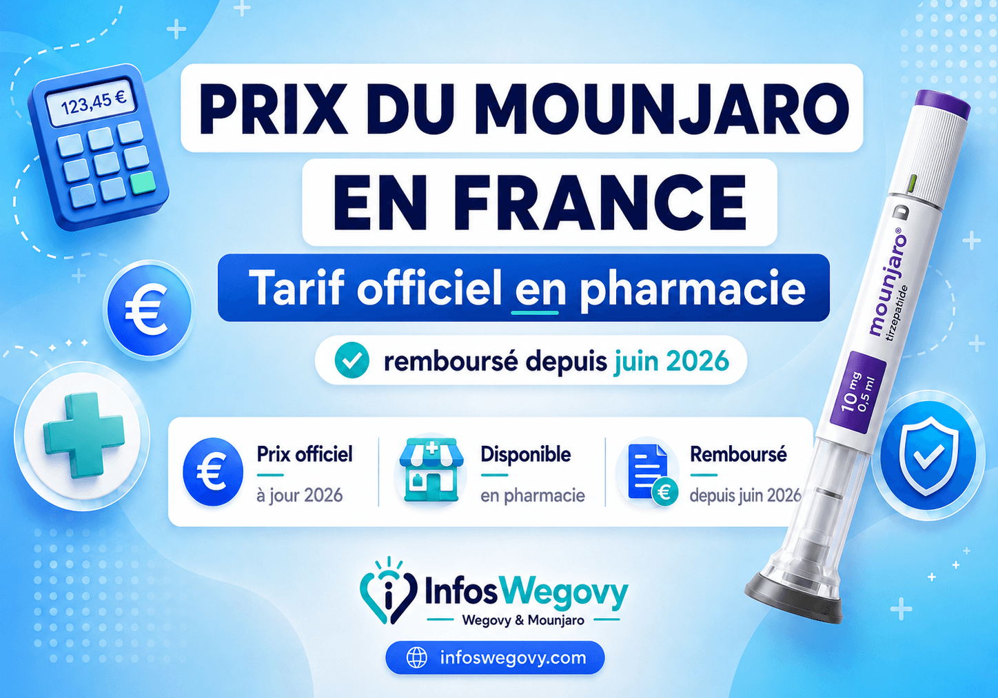 Prix du Mounjaro en France tarif officiel par dosage