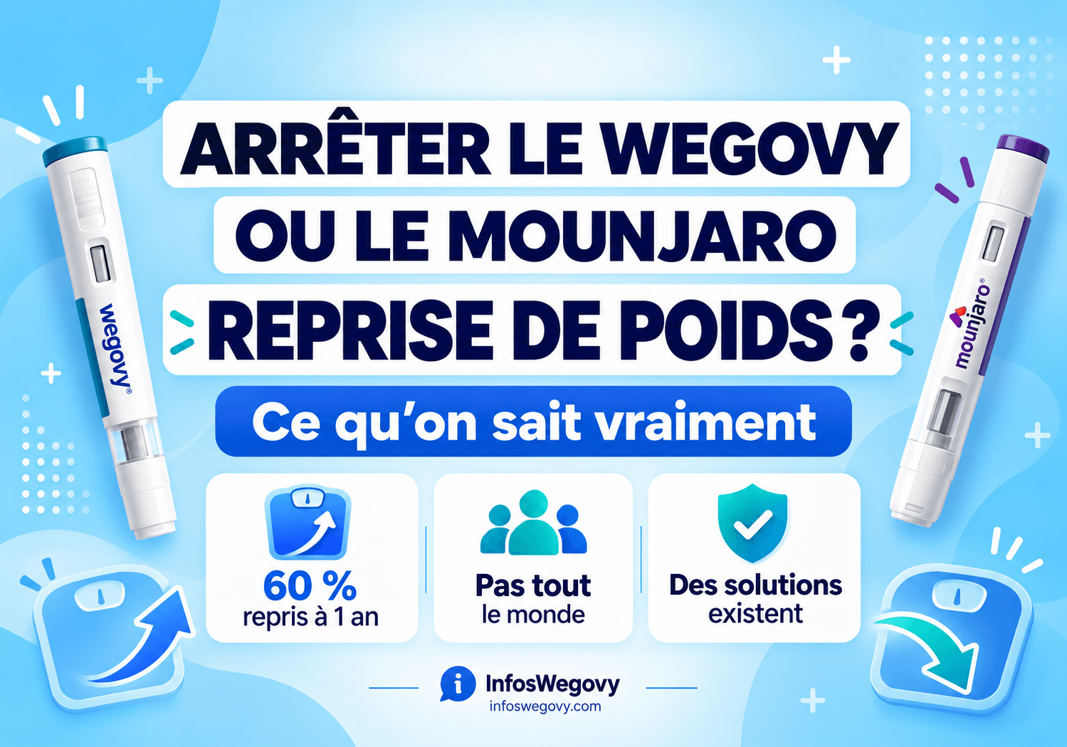Arrêt du Wegovy et du Mounjaro : reprend-on du poids ?