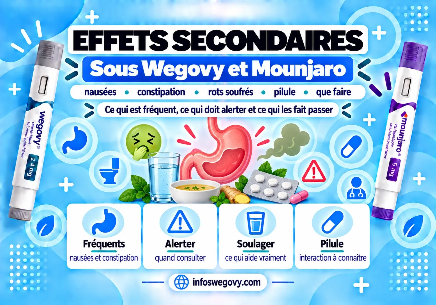 effets secondaires avec wegovy ou mounjaro